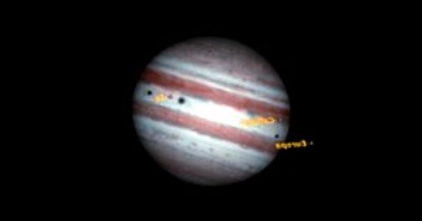 ¿Qué tan raros son estos tránsitos triples de Júpiter?