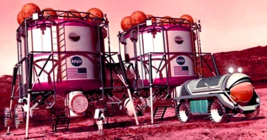 Micromáquinas para producir propulsores y aire en Marte -