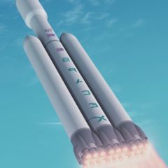 SpaceX presenta su plan para el cohete privado más potente del mundo