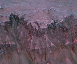 Líneas extrañas en Marte
