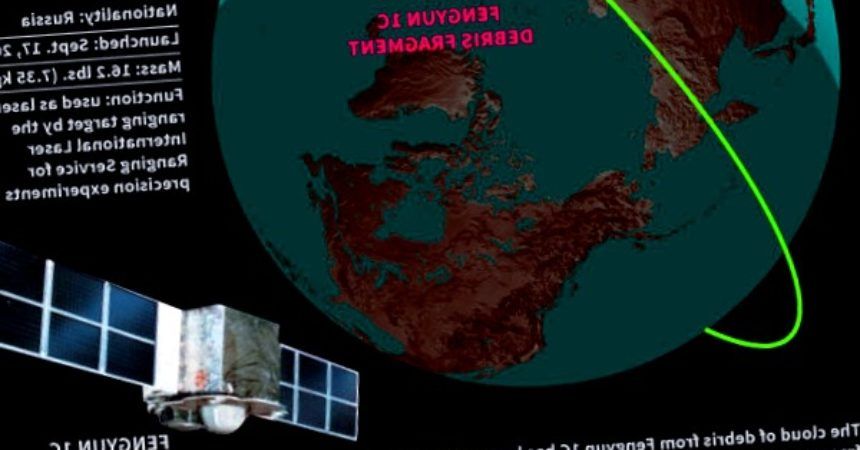 Explicación del accidente de satélite ruso con escombros chinos de ASAT -